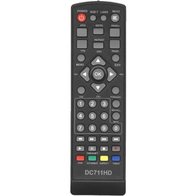 Пульт Huayu для D-Color DC711HD (Selenga HD920, T71D, TVjet RE820HDT2, GoldstarGS8833HD)
