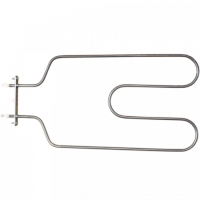 ТЭН духовки 1200W, ИТАТЭН, нерж, L220х430мм, 2 вершины, Ш-образный, нижний, Лысьва, 220V