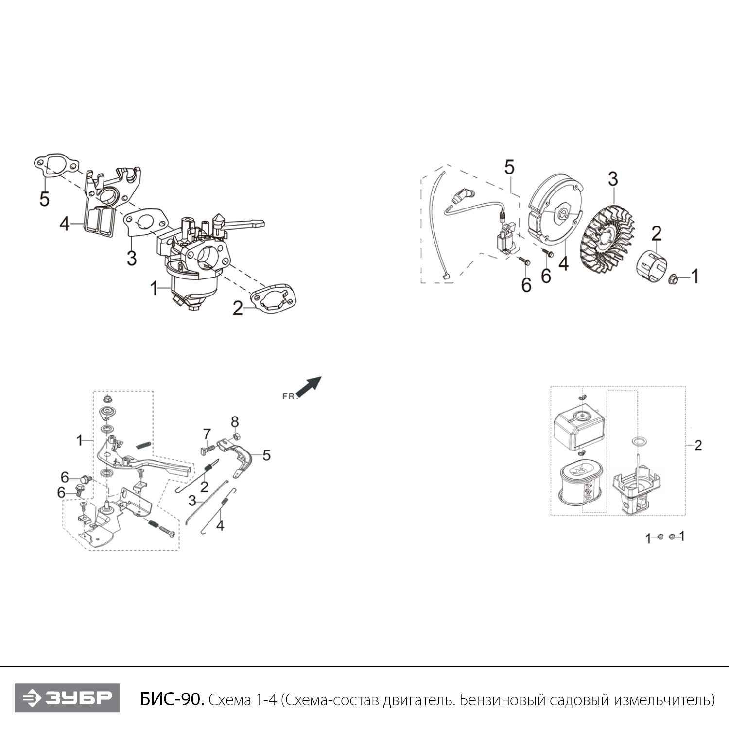 Садовый измельчитель БИС-90