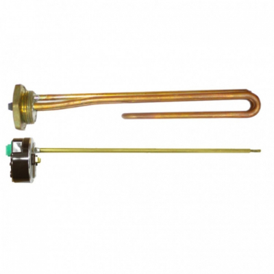 КОМПЛЕКТ: ТЭН RСT 3000W, RECO, D42, 220V + термостат + прокладка