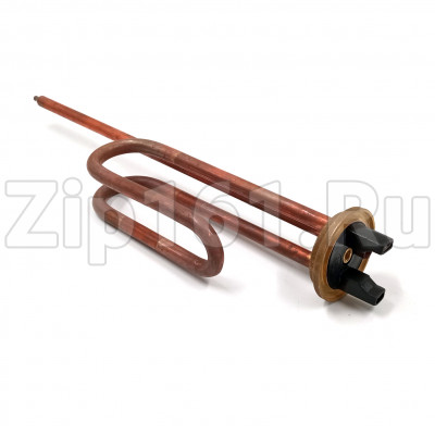 ТЭН для водонагревателя (RCA, 1500W, D48, без анода, L260) длинный фастон изогнутый Италия