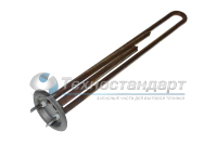 Тэн для водонагревателя, для Thermex, 1300W,  медь, резьба под анод М4, L=310 мм, фланец 64 мм