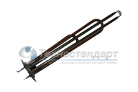Тэн для водонагревателя, для Therrmolux, Elsotherm. 1000W (750+250), медь, резьба под анод М6, L=295 мм, фланец 70 мм